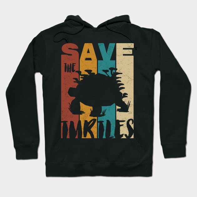 Save Turtles Hoodie by Promen Shirts